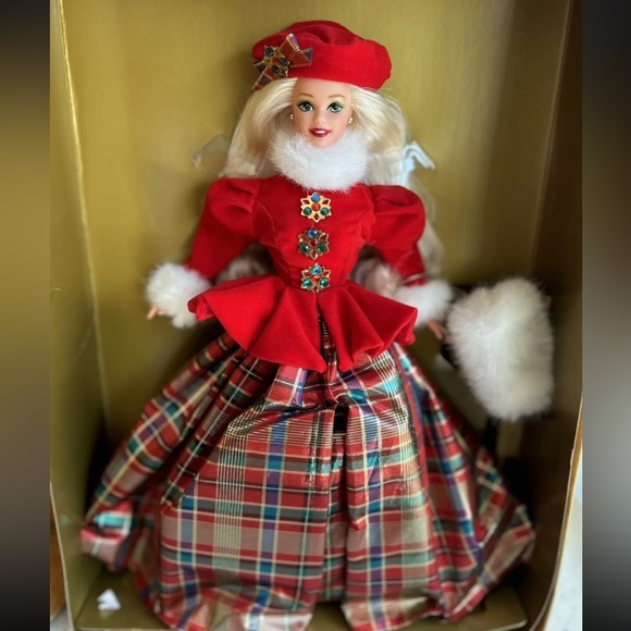 Mattel Other - VINTAGE Jewel princess Barbie Christmas glamorous Barbie